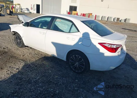 2014 Toyota Corolla S Plus из США, поврежденный, VIN 2T1BURHEXEC224553